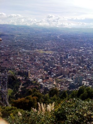 Bogotà vista da Monserrate